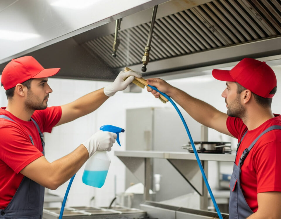 Commercial kitchen fire safety